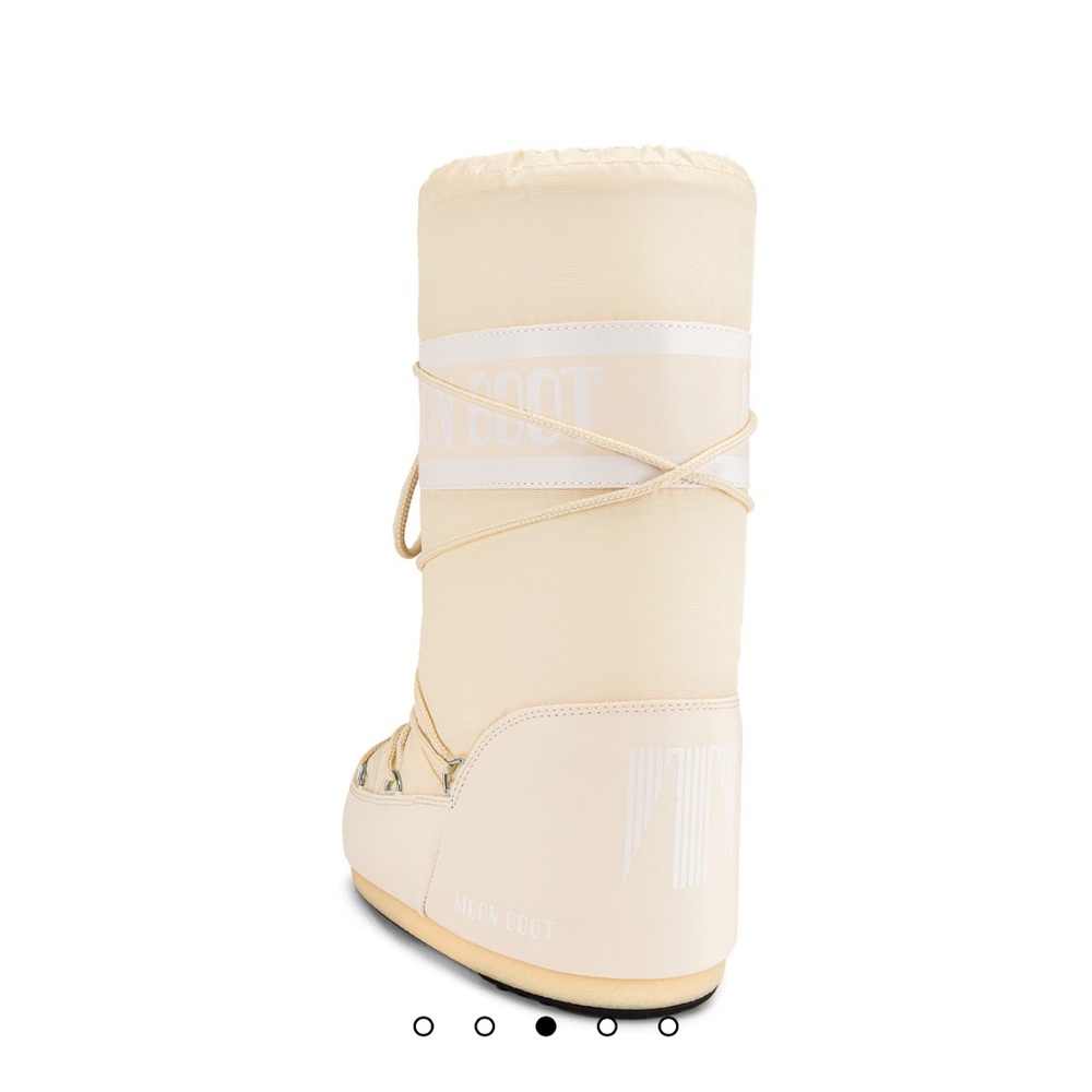 Moon Boot Nylon Boot In Cream - Picture 16 of 16